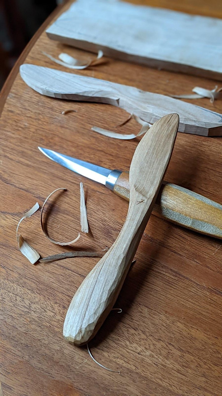 Butter Spreader Wood Carving  Workshop image