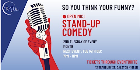 Open Mic  - Stand Up Comedy