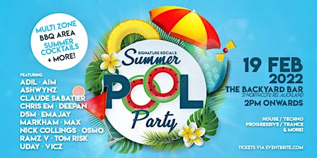 Summer Pool Party tickets