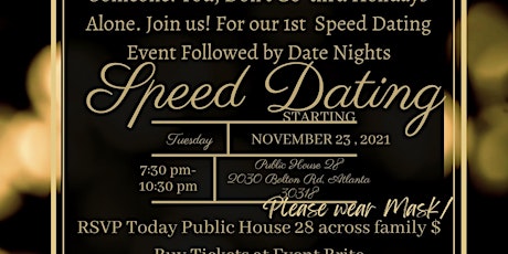 SPEED DATING & DATE NIGHTS tickets
