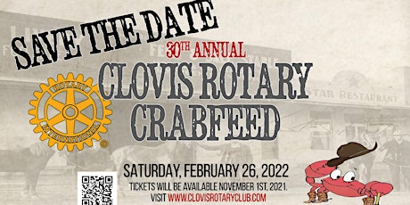 Clovis Rotary 30th Crab Feed & Auction tickets