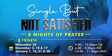 8 Nights of Prayer for  Mature Singles tickets