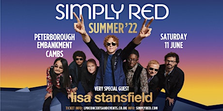 Simply Red | Peterborough Embankment tickets