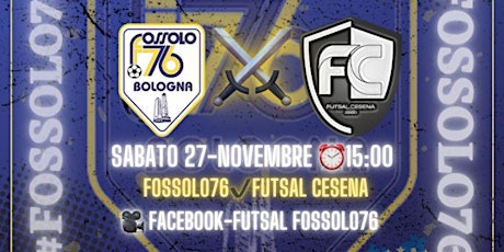 Immagine principale di Serie B calcio a 5 Fossolo 76 - Futsal Cesena 