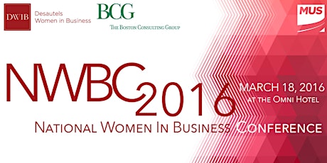 National Women In Business Conference 2016 Presented by BCG primary image