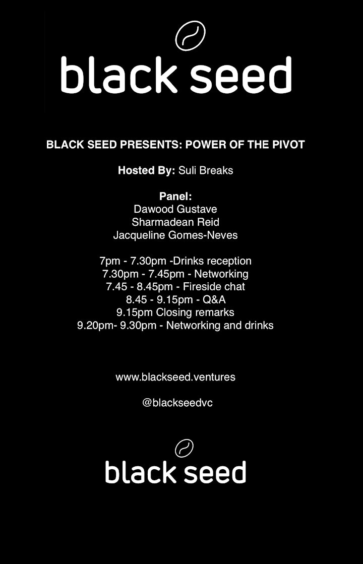 
		Black Seed Presents: The power of the pivot image

