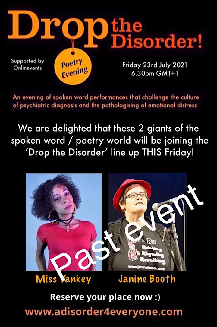 
		Drop the Disorder poetry evening image
