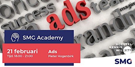SMG Academy | Ads| Pieter Hogenbirk tickets