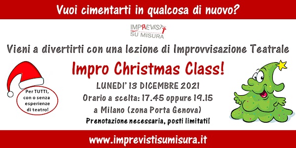 Impro Christmas Class: lezione singola di Improvvisazione Teatrale