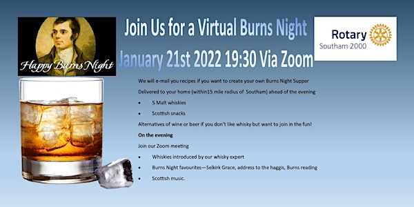 Southam 2000 Rotary - Virtual Burns Night