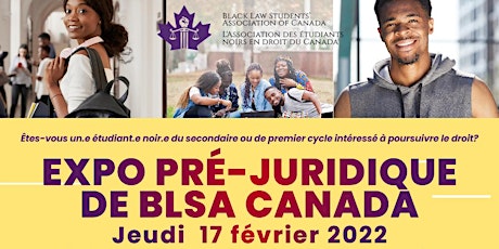 Expo pré-juridique de BLSA Canada - FR billets