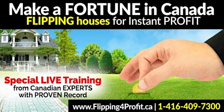 Investing in Canadian real estate wholesaling seminar LIVE online primary image
