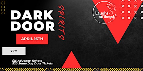 Comedy and Cocktails at Dark Door Spirits - Presented by Laughs on the Go! tickets