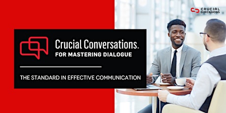 Crucial Conversations for Mastering Dialogue Training - Sydney tickets