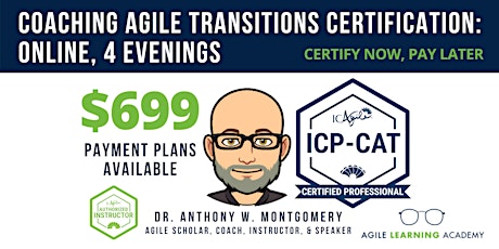 ICAgile Coaching Successful Agile Transitions (ICP-CAT) | Online | Jan 2022 tickets
