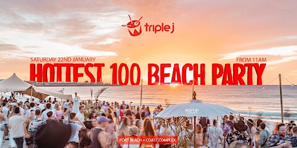 Motif Hottest 100 Beach Party