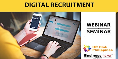 Live Webinar: Digital Recruitment Management biglietti