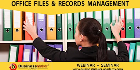 Live Webinar: Office Files & Records Management tickets