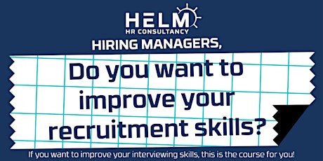 Recruitment Training for Hiring Managers tickets