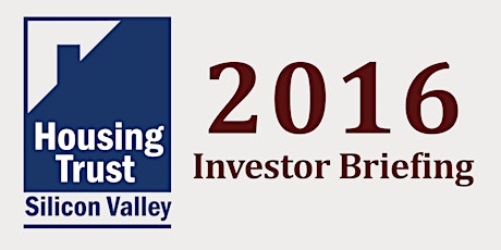 Housing Trust Silicon Valley 2016 Investor Briefing primary image