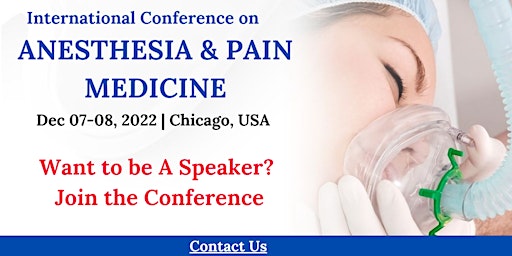 International Conference on Anesthesia and Pain Medicine