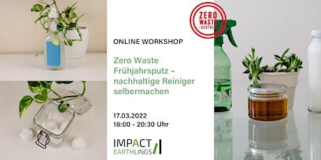 ONLINE Workshop: Zero Waste Frühjahrsputz - nachhaltige DIY Reiniger primary image