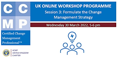 PD-Session 3: Formulate the Change Management Strategy