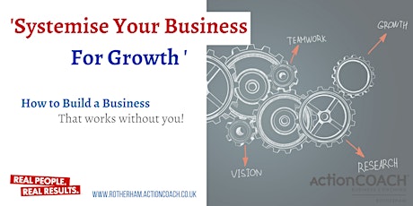 ‘Systemise Your Business for Growth’ tickets