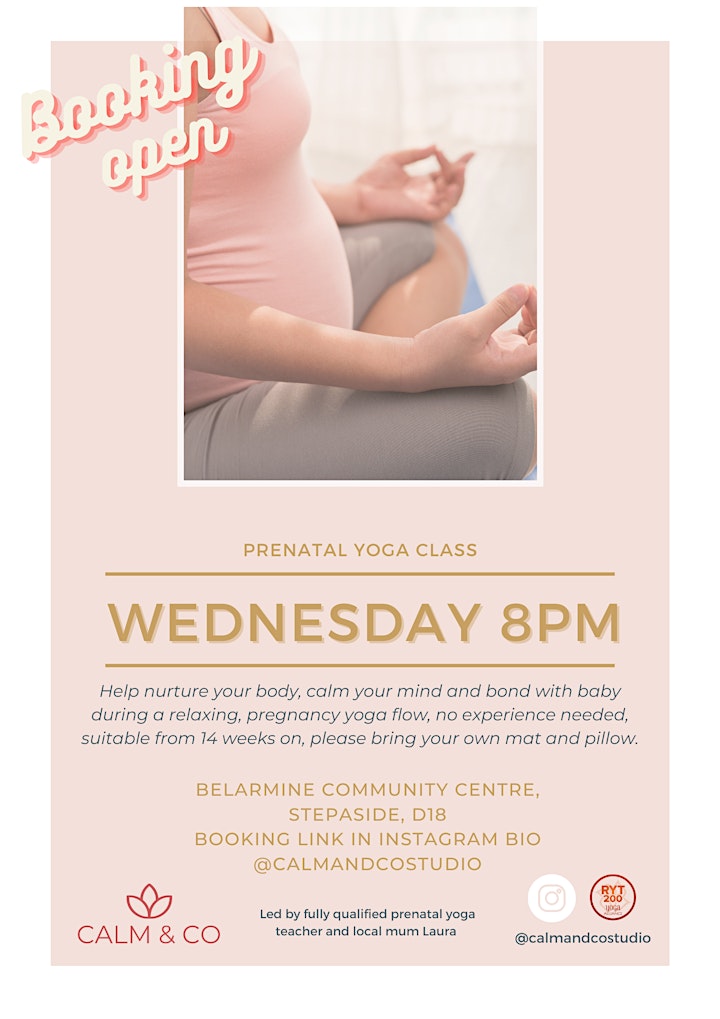 
		Prenatal Yoga 4 Week Course Stepaside image
