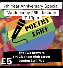 Poetry LGBT Open Mic 7th Year Anniversary Special tickets