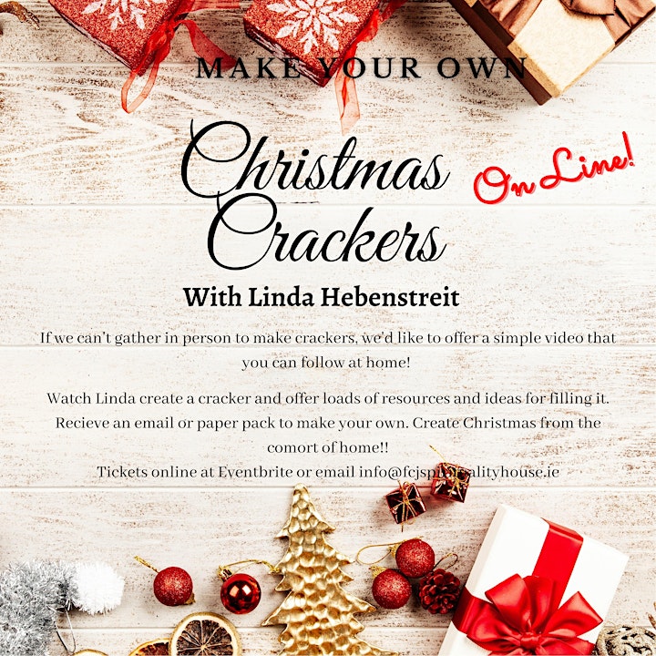 Make your own Christmas Crackers - On line and at home! image