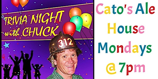 Trivia @ Cato's Ale House Monday's at 7pm primary image