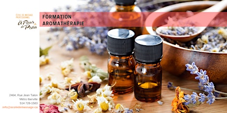 L'aromathérapie adaptée pour massothérapeutes (15h) billets
