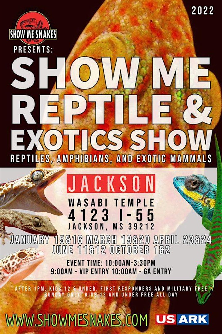 
		Show Me Reptile & Exotics Show (Jackson, MS) image
