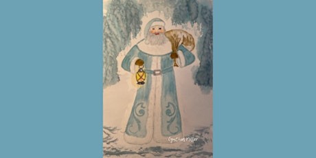 Watercolor Father Christmas