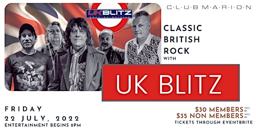 UK Blitz Live at  Club Marion