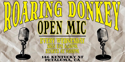 Roaring Donkey Open Mic primary image