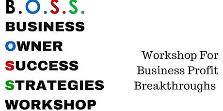 Business Owner Success Strategies Workshop ATL primary image