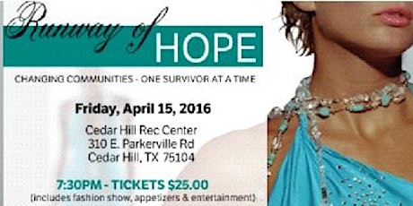 2016 Runway of Hope Fashion Fundraiser primary image