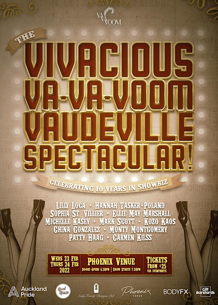 The Vivacious, Va-Va-Voom, Vaudeville Spectacular! Thursday Night Edition. image