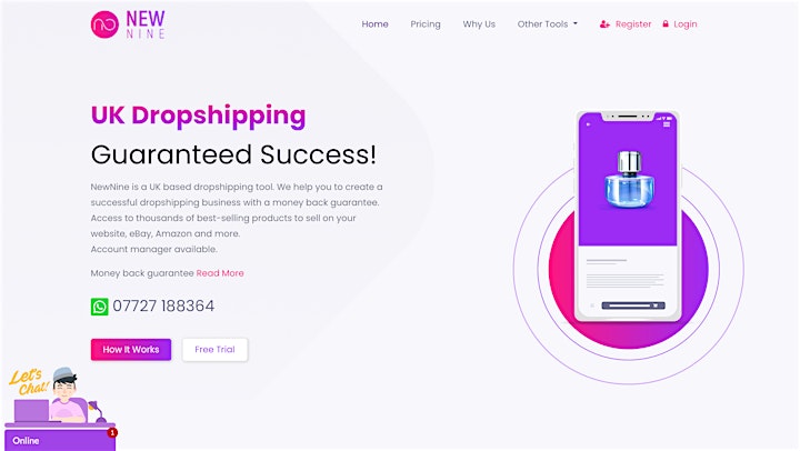 
		Dropshipping eCommerce Training Online Business Selling Course Web Design image
