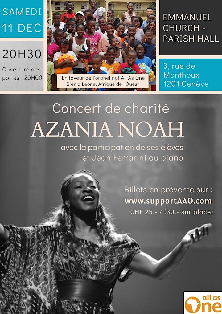 
		Azania Noah - Concert caritatif de Noël - Sam. 11 déc. image
