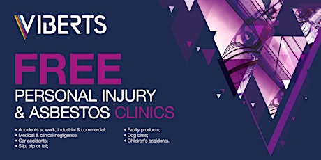 FREE Personal Injury & Asbestos Drop-in Clinics primary image