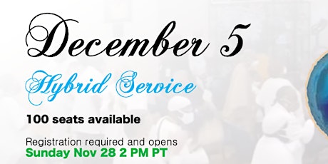 Dec 5th Worship Service