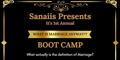 “What is Marriage Anyway“ tickets