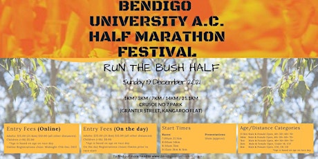 Bendigo University A.C. Half Marathon Festival primary image