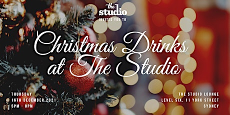 Christmas Drinks at The Studio primary image