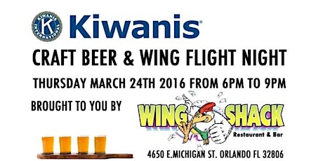 Orlando Craft Beer & Wings Flight Night primary image