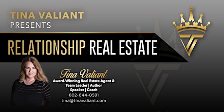Tina Valiant presents:  Relationship Real Estate - Tampa FL tickets