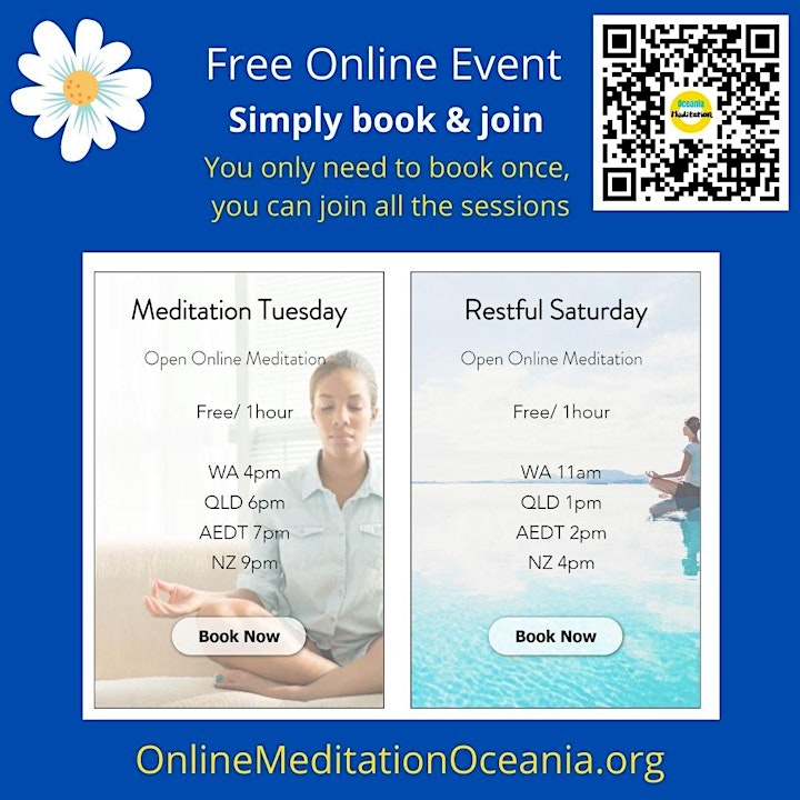 Restful Saturday | Learn how to meditate | Free Online Meditation image